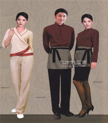 餐饮服务员工作服冬装-中餐服务员-廊坊餐饮服务员工作服